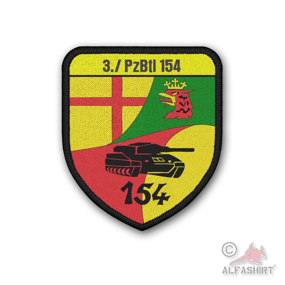 Patch 3rd Company PzBtl 154 Westerburg Barracks Leopard 2 BW Army #46217