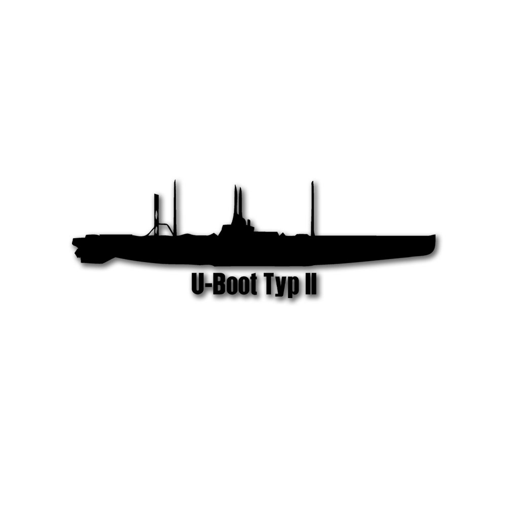 Wandtattoo U-Boot Typ 2 Kaiserliche Marine U2 Kaiserliche Werft Danzig #A6177