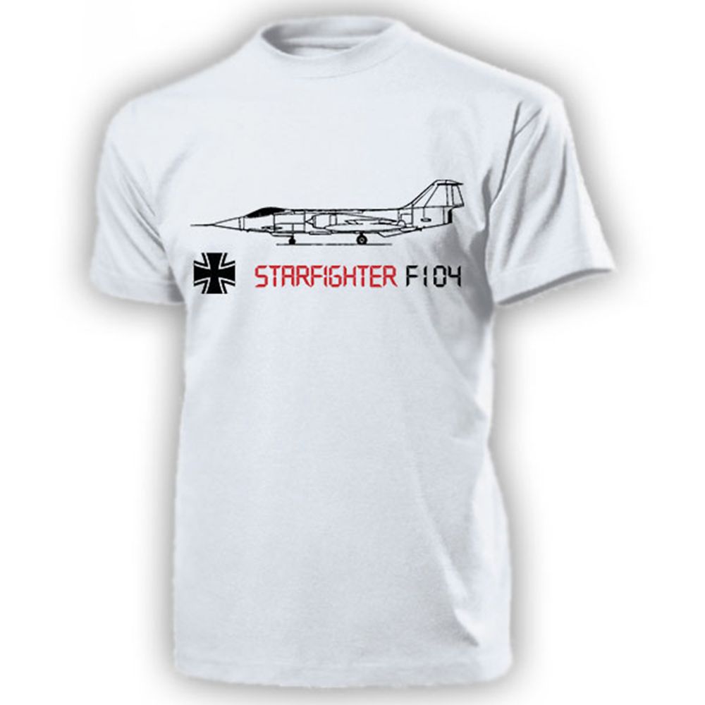 Starfighter F104 Sternenkämpfer Kampfflugzeug Bundeswehr - T Shirt #14260