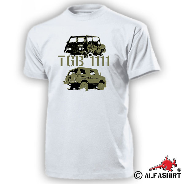 TGB 1111 Oldtimer Militärfahrzeug C303 4x4 Panzerjäger Schweden - T Shirt #15338