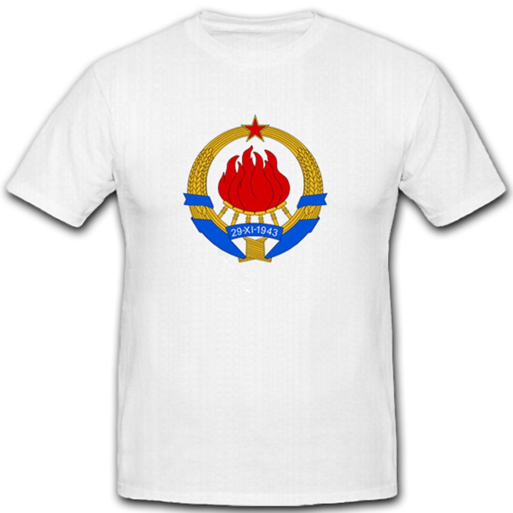 Wappen der sozialistischen förderativen Republik Jugoslawien T Shirt #5217
