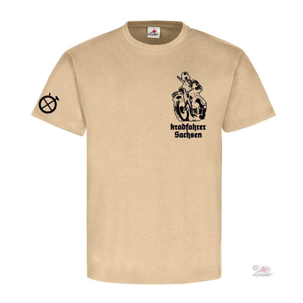 Kradmelder Tactical Sign Armed Forces BW Motorcycle Detector - T Shirt # 25630