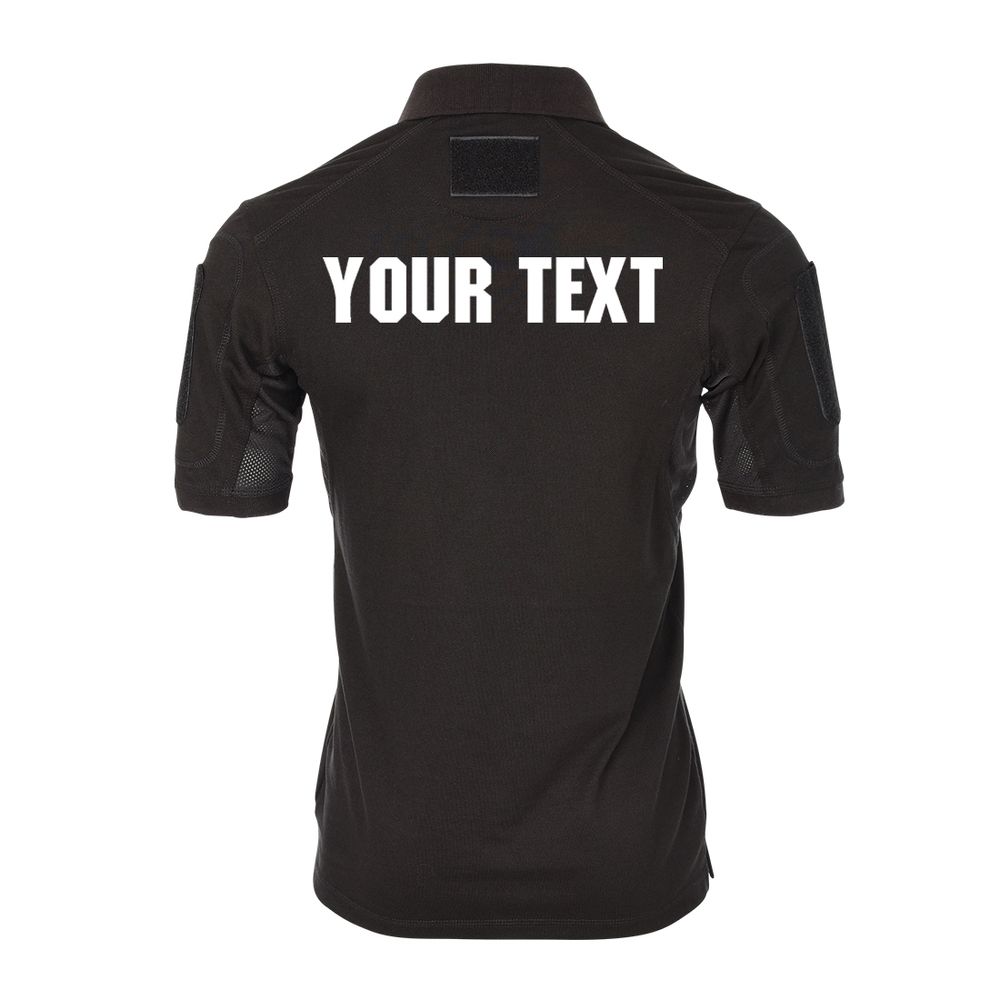 Your Text Tactical Polo personalized customized individual special unit #36503