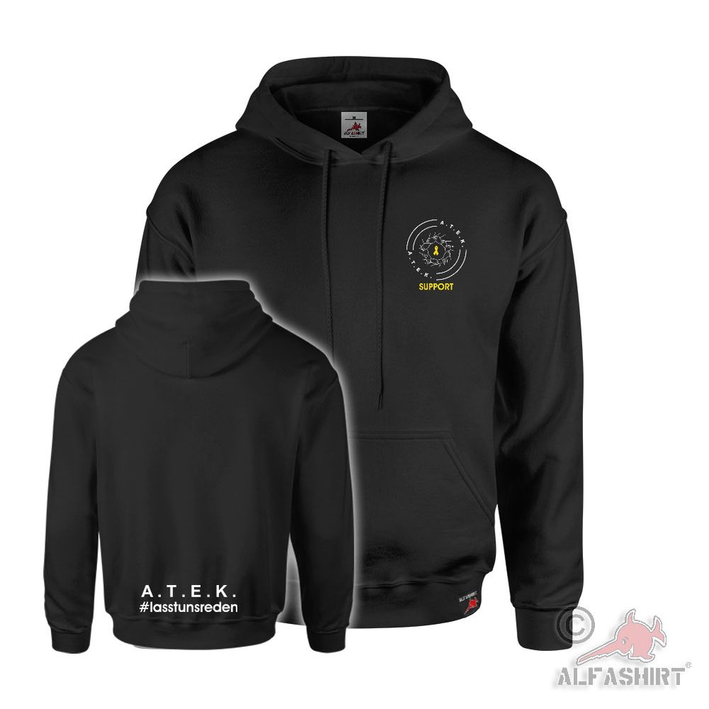 Hoodie A.T.E.K. Support lassunsreden Seelsorge Ehefrau Einsatzveteran #45468