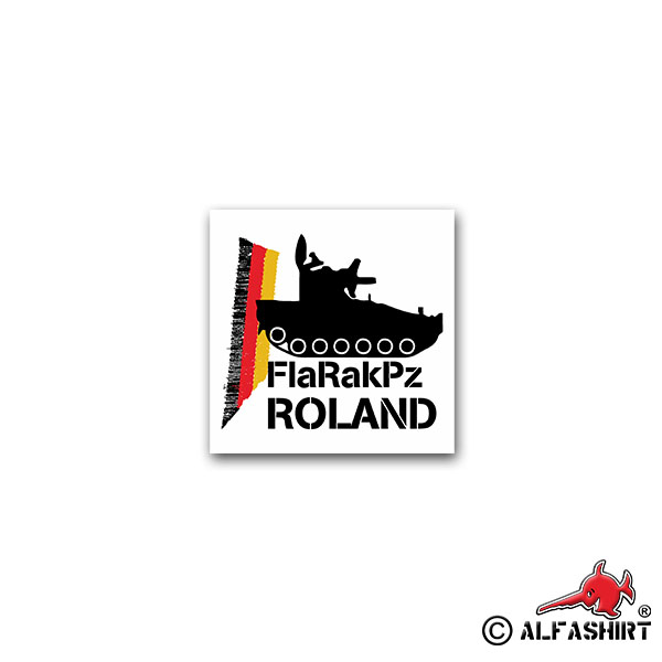 Sticker Railway gun Rail gun Mobile railway 6x7cm A2429