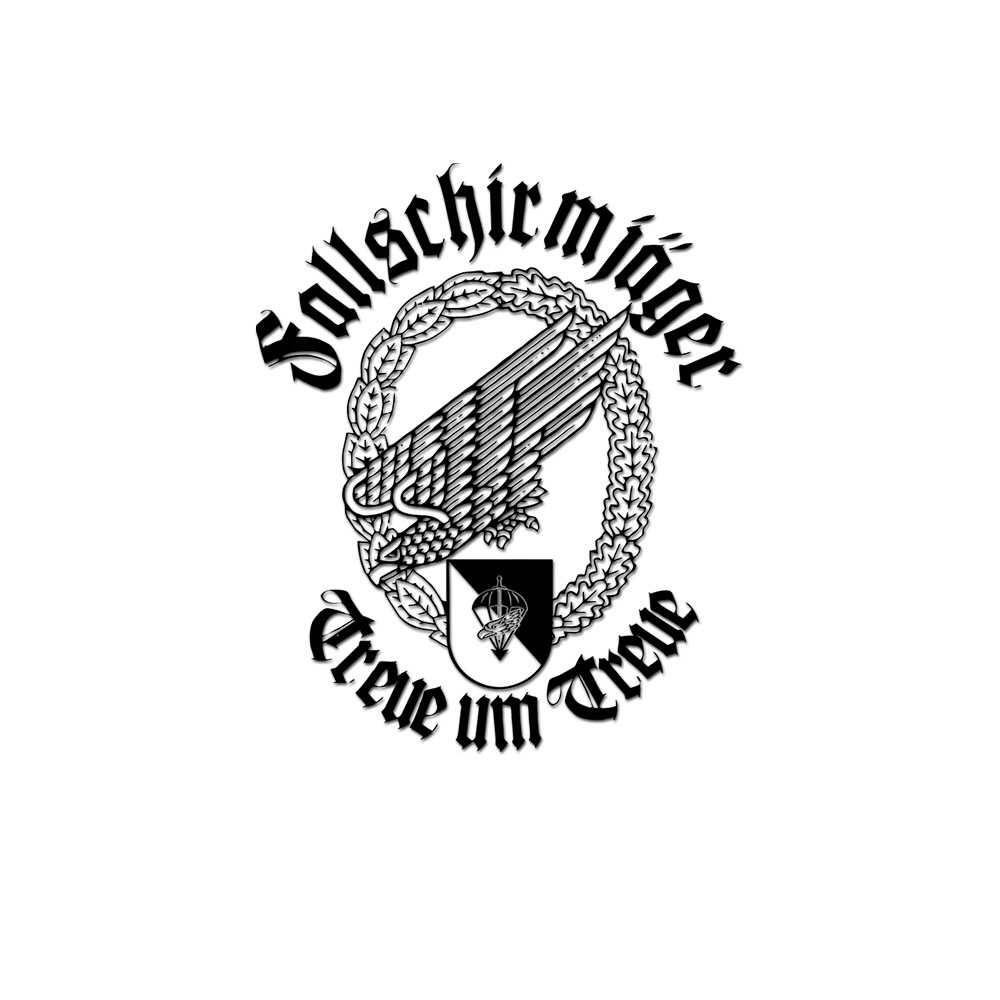 Wandtattoo 6 FschJgRgt 31 Bundeswehr Fallschirmjäger Regiment 45x50cm #A5439