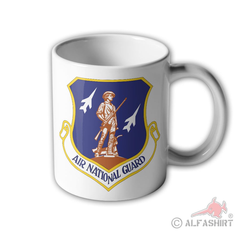Cup Air National Guard United States Air Force Reserve Component Coat of Arms # 32399