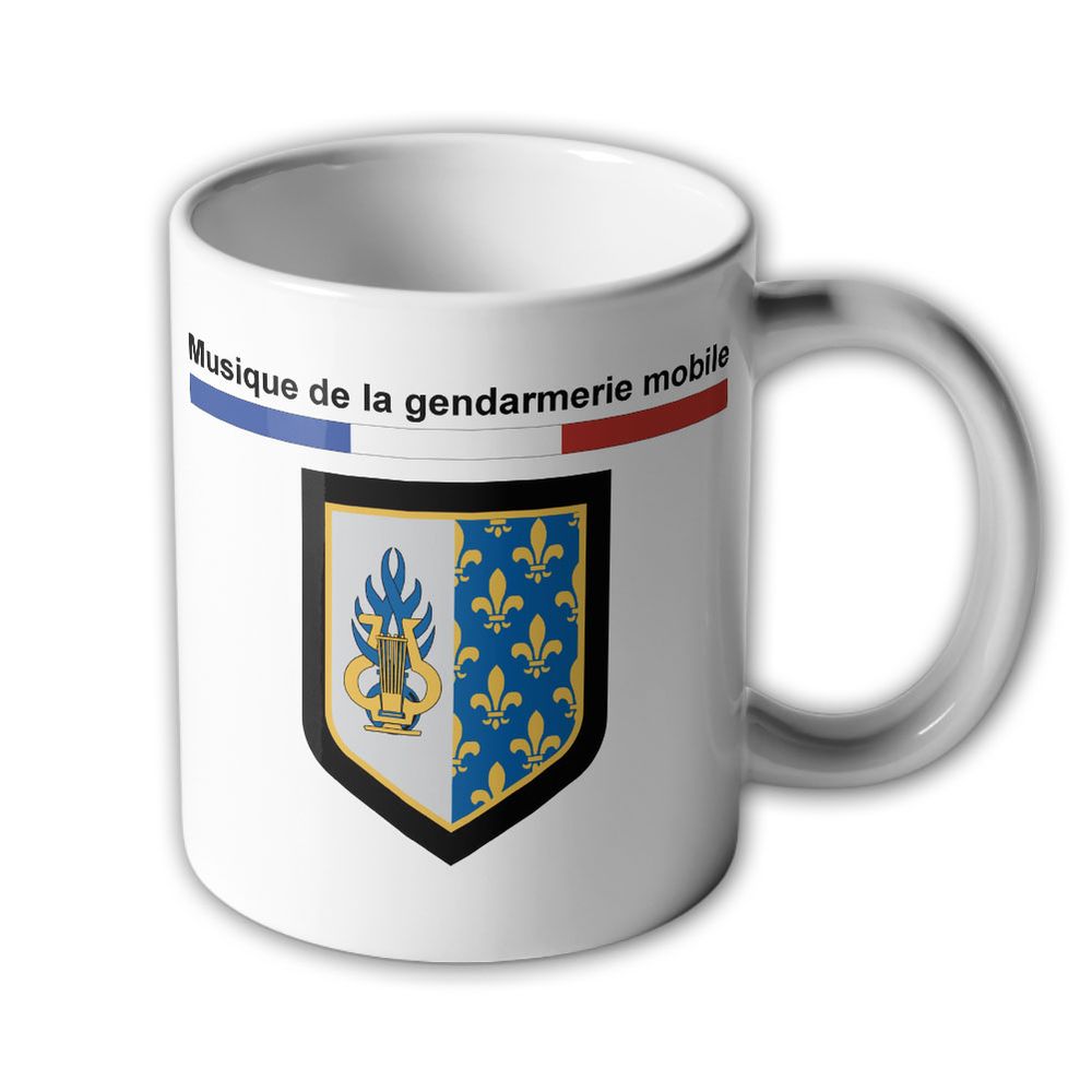Tasse Musique de la gendarmerie mobile Frankreich Caserne Lieutenant #33920