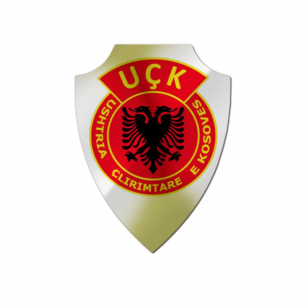 Aluschild UCK UÇK Ushtria Çlirimtare e Kosovës Kosovo Albanien Armee Army #46911