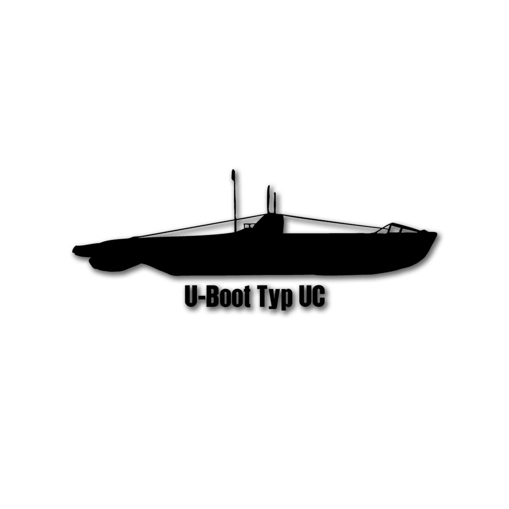 Wandtattoo U-Boot Klasse UC I II III Mienenleger Seemine küstennahen #A6200