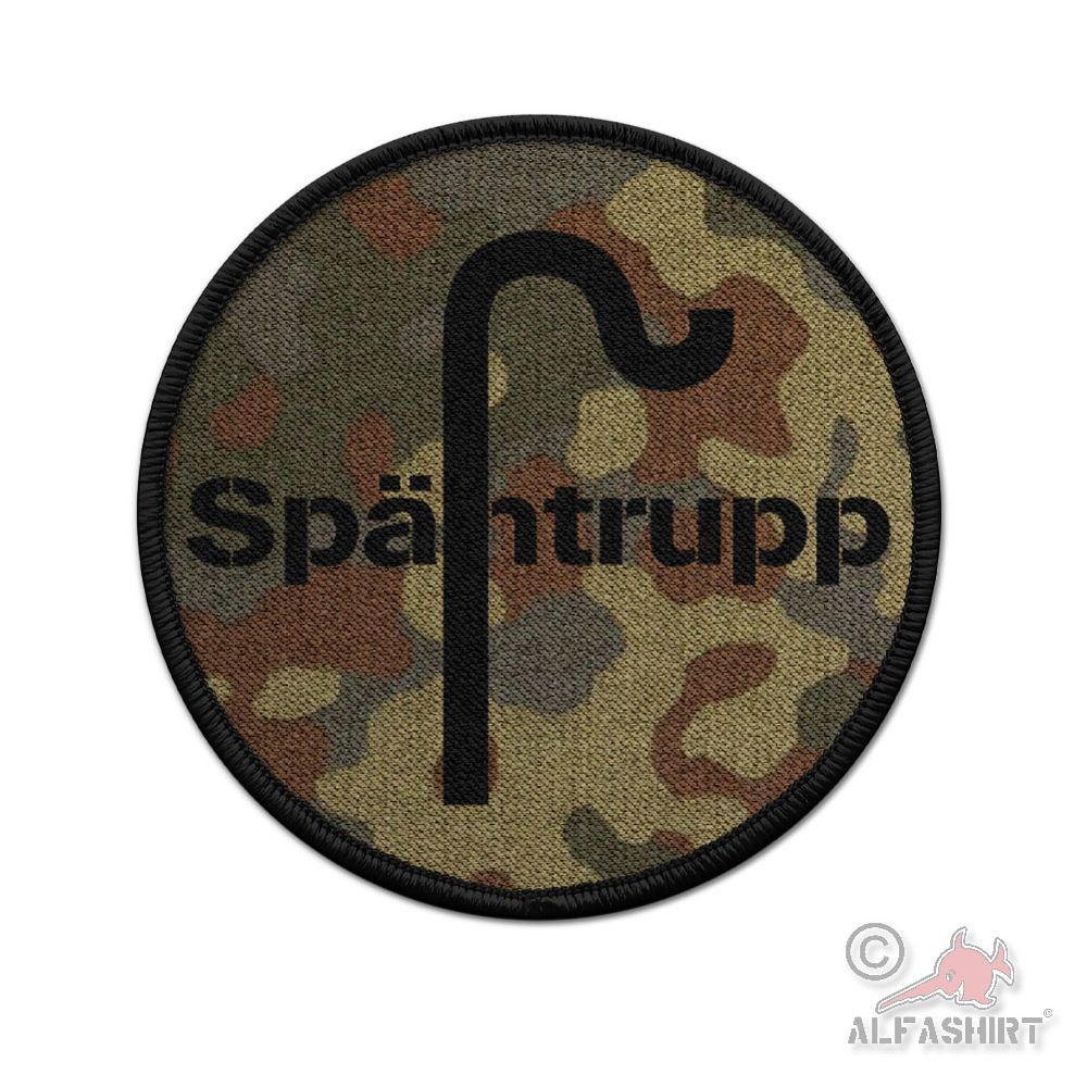 Patch Flecktarn Tarnmuster Spähtrupp taktisches Zeichen Spähaufklärung #45823
