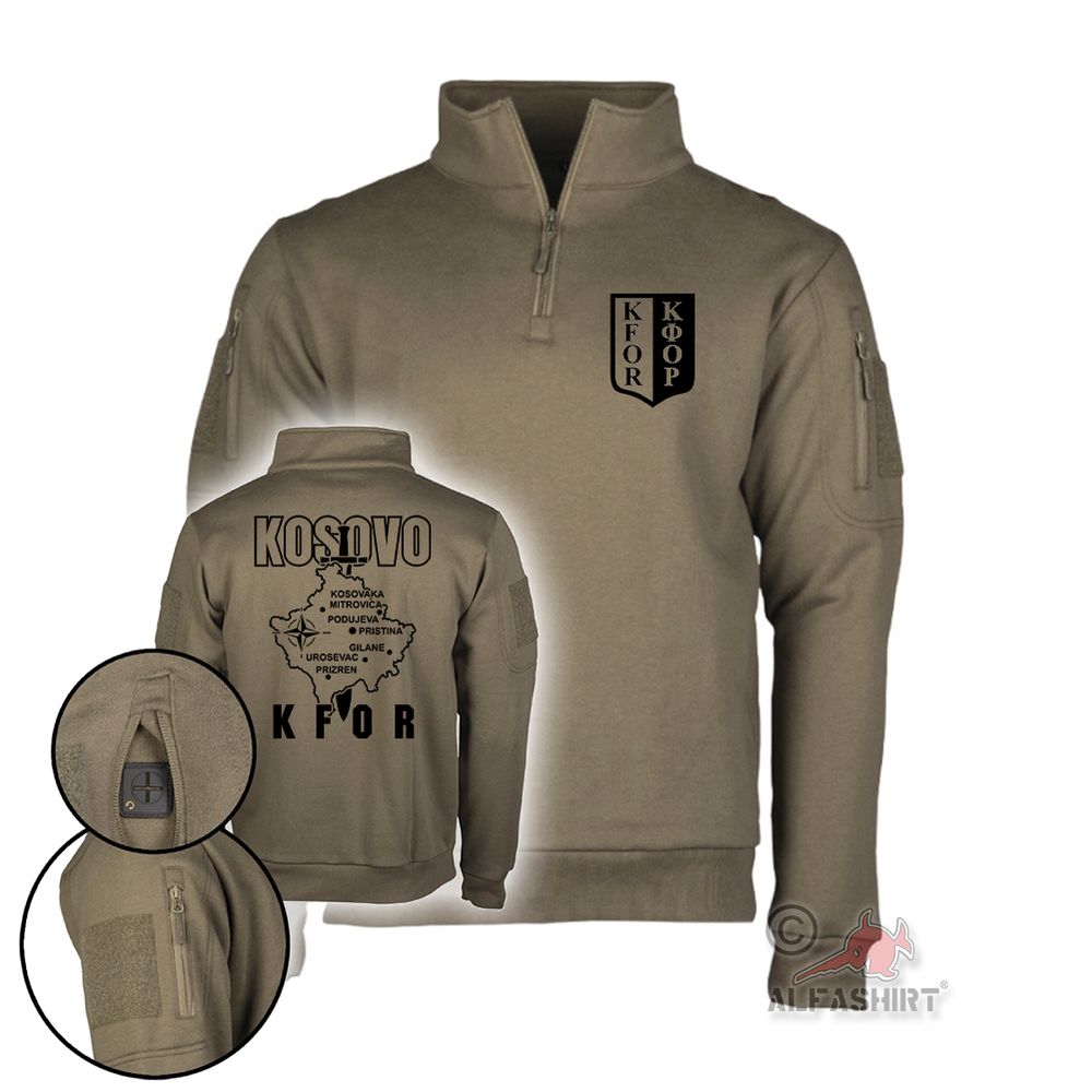 Tactical Sweater Kosovo Force Balkan KFOR Operation Mission Help Pristina #44370
