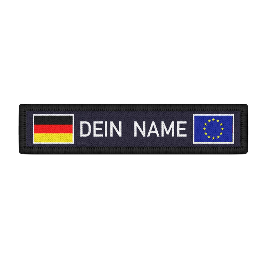 Deutsch Europa Namenschild Patch Deutsch Europa Namen  Name Land Flagge #44097
