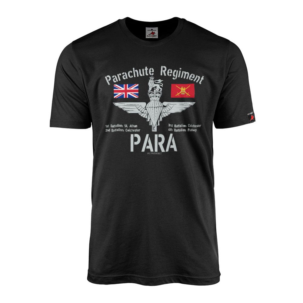 Parachute Regiment British Army Fallschirmspringer Abzeichen PARA T-Shirt#25932