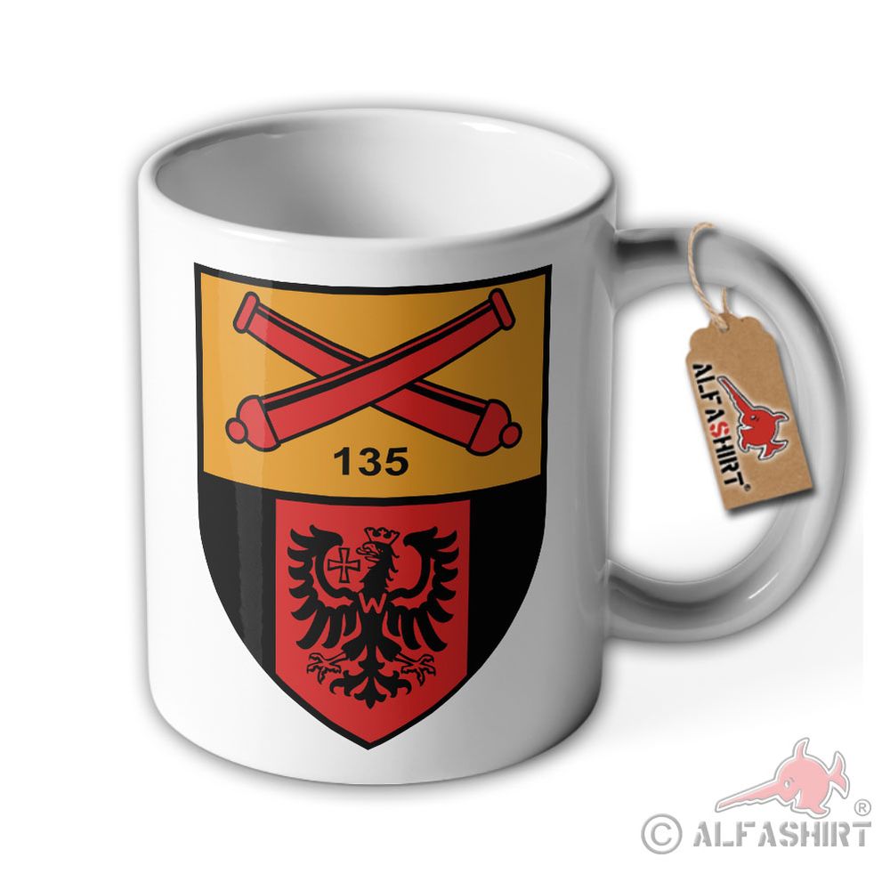 Tasse PzArtBtl 135 Panzerartilleriebataillon Wetzlar Bundeswehr #36777 Tasse PzArtBtl 135 Panzerartilleriebataillon Wetzlar Bundeswehr #36777