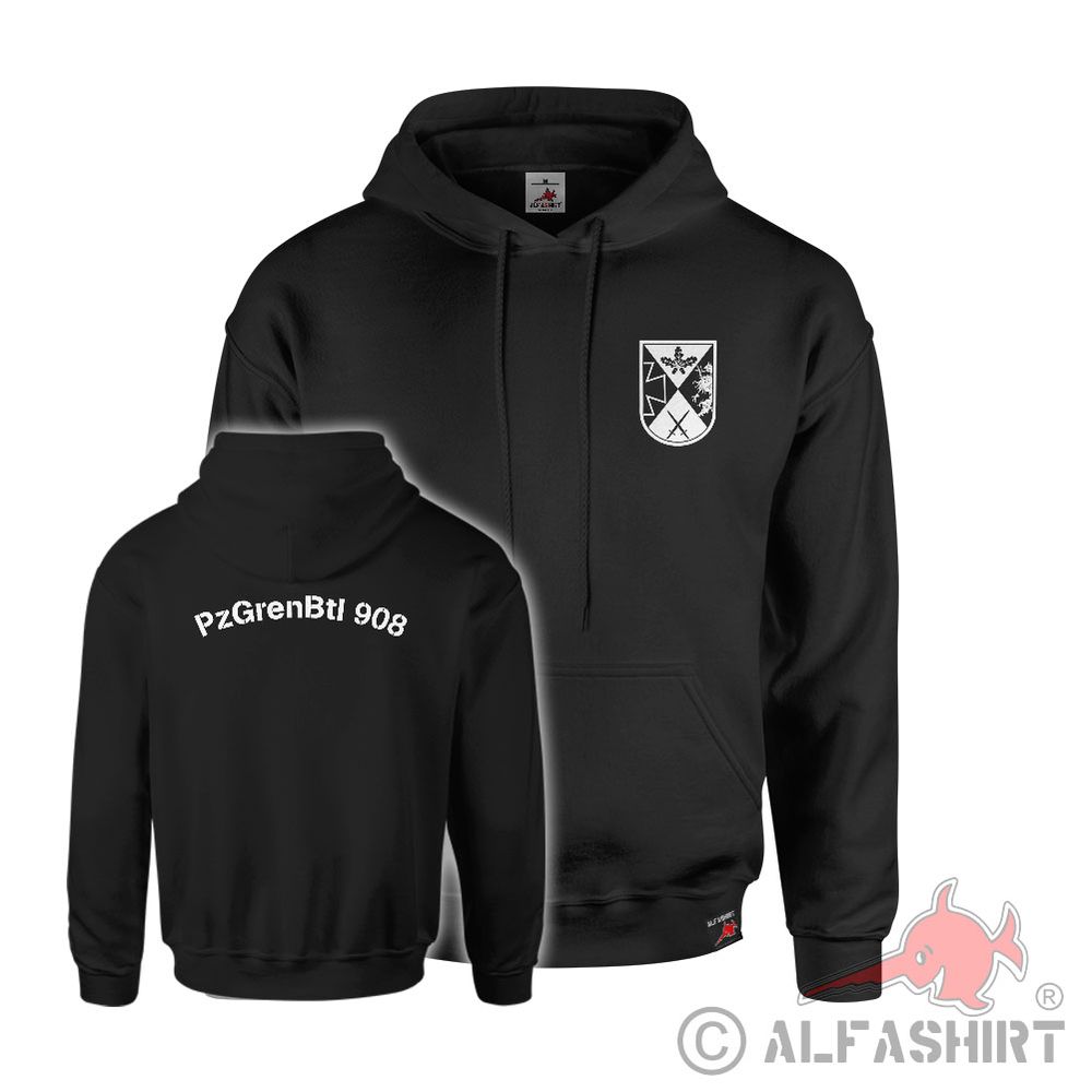 Hoodie Panzergrenadier Battalion PzGrenBtl 908 Reserve Battalion Hagenow #42984