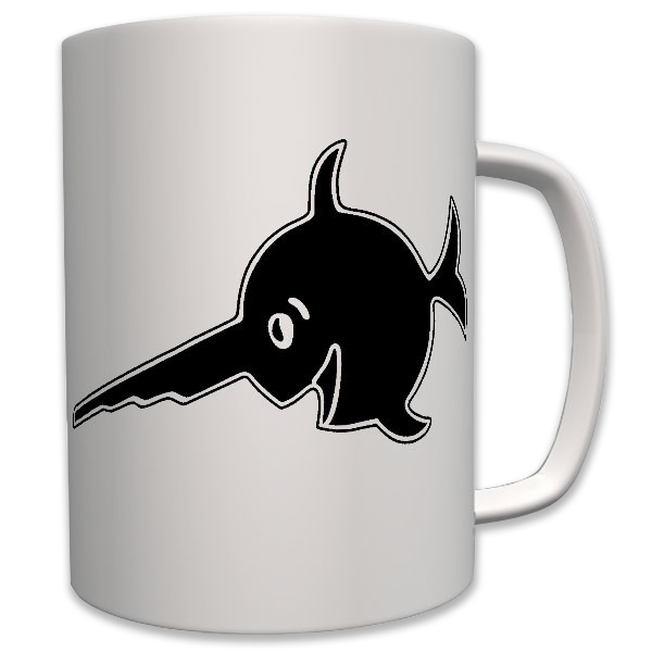 U Boot 96 Sägefisch Fisch Marine Sägefisch Abzeichen Wappen- Tasse #7681