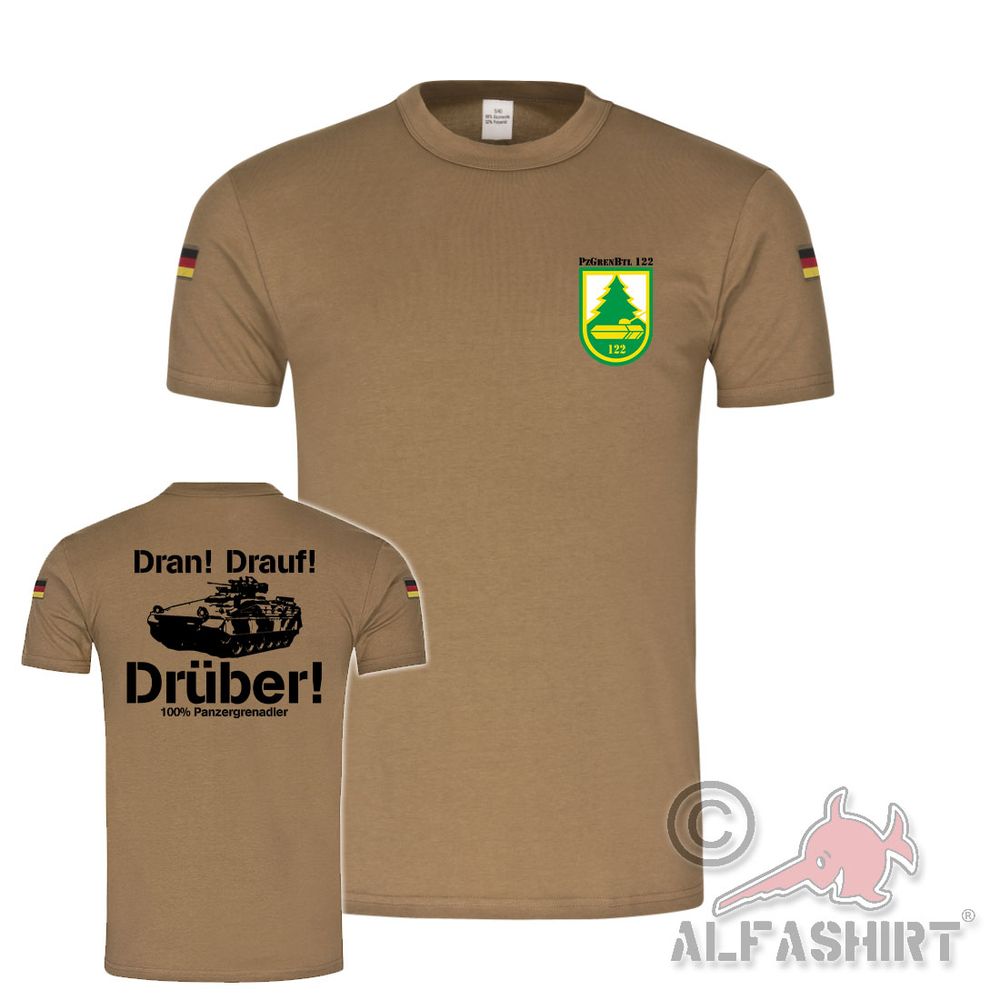BW Tropenshirt PzGrenBtl Panzergrenadierbataillon 122 Oberviechtach #44427