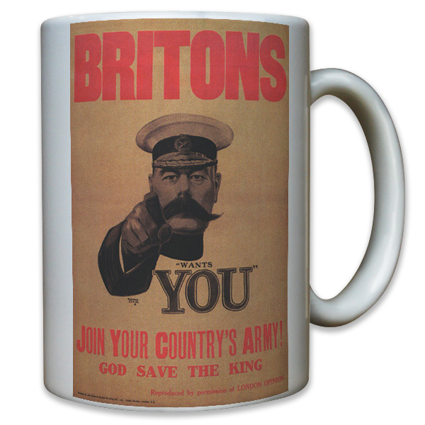 Briton Wants You - Royal Army UK Great Britain Großbritannien - Tasse #11143 t