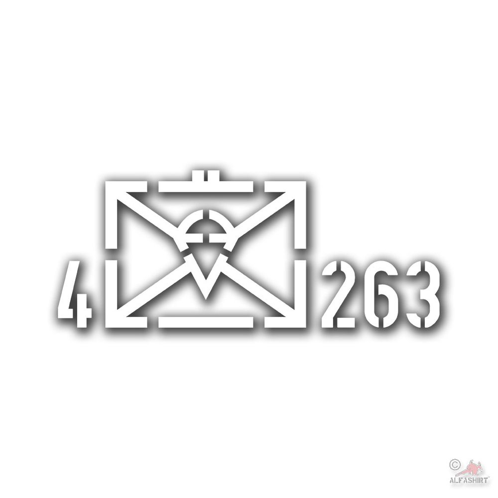 Sticker 4 FschJgBtl 262 Btl Tactical Mark Paratrooper 34x14cm # A4622