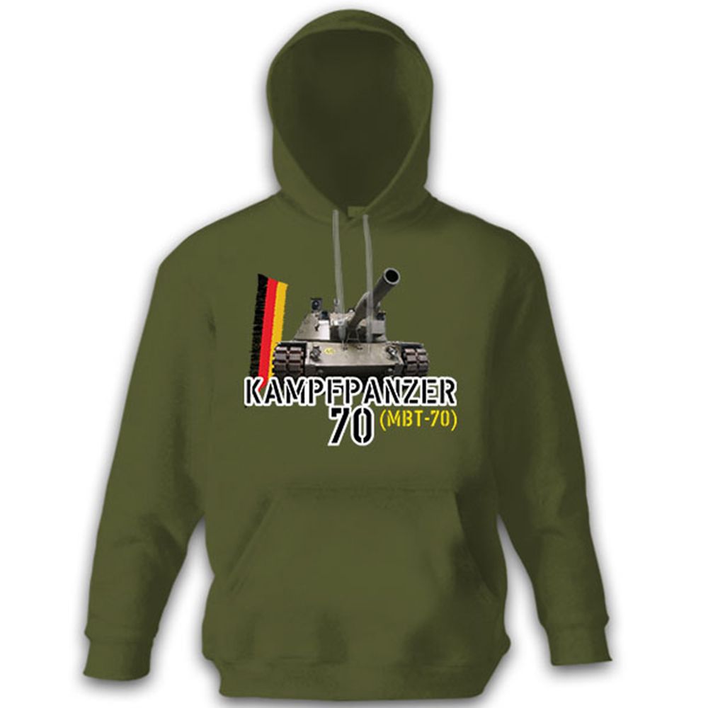 Kampfpanzer 70 MBT-70 Panzer Panzerkampfwagen Prototyp Main - Hoodie #10275