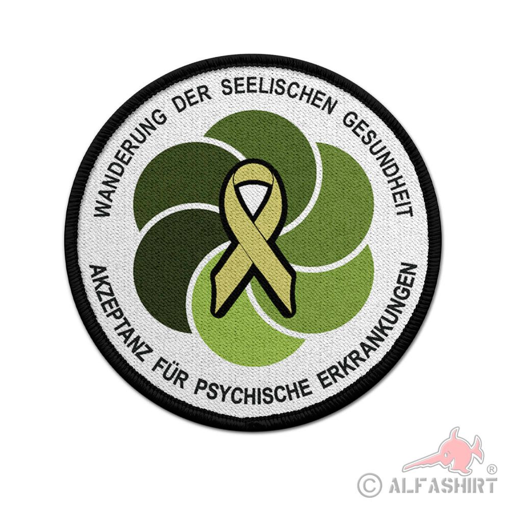 Wanderung der Seelischen Gesundheit - Spenden Patch 9cm #K02406