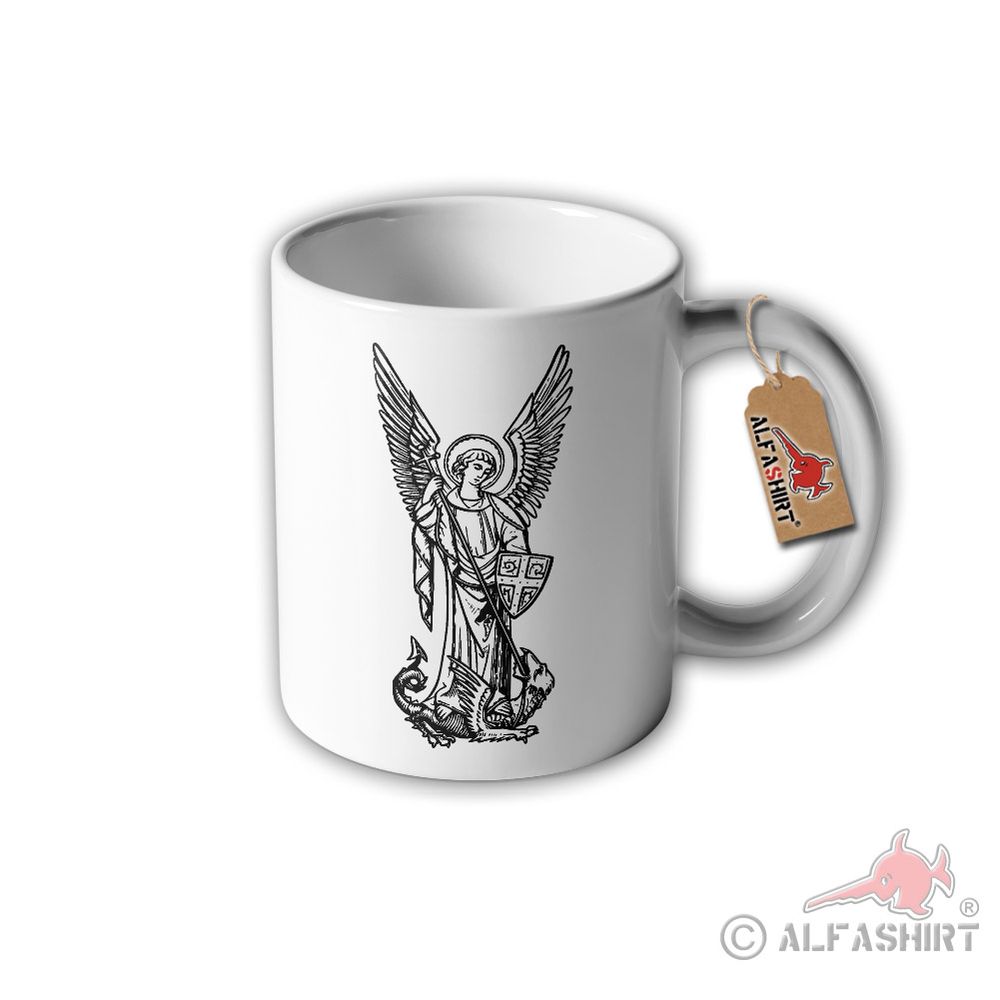 Tasse Erzengel Michael Engel Geist Heilige Religion Drachentöter #32181