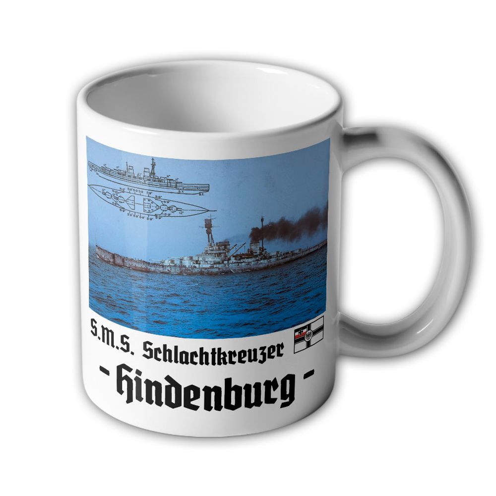 Tasse Schlachtkreuzer SMS Hindenburg Kaiserlichen Marine Foto Bild Becher #7673
