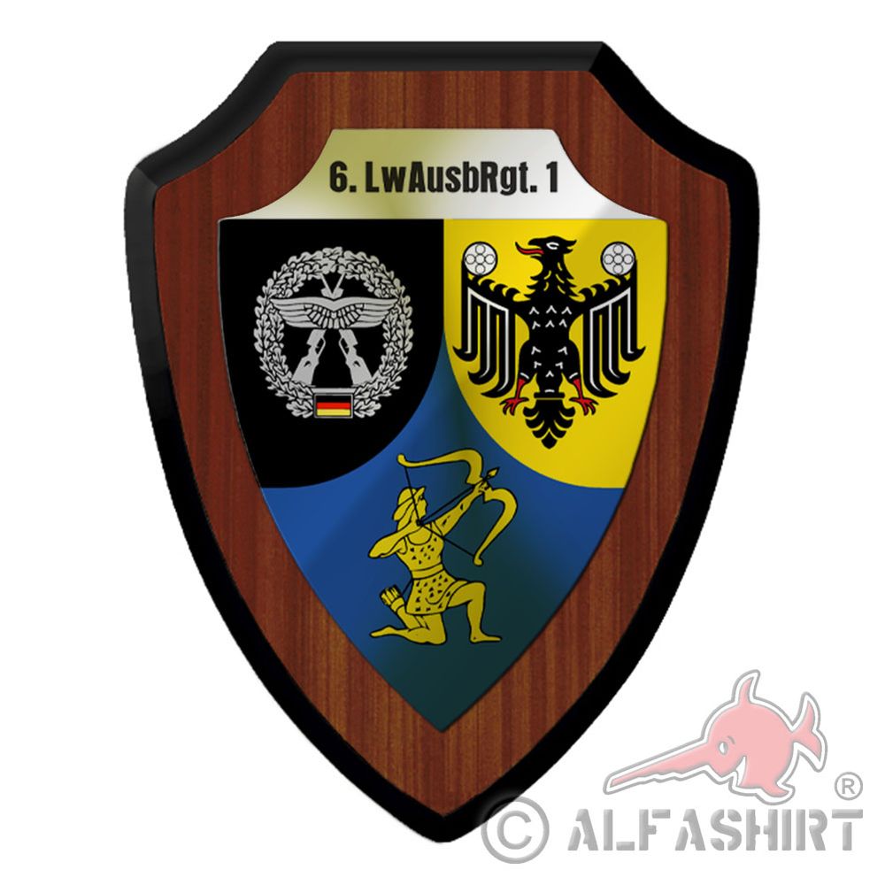 Wappenschild 6 LwAusbRgt 1 Bundeswehr Goslar Fliegerhorst Luftwaffe #44697