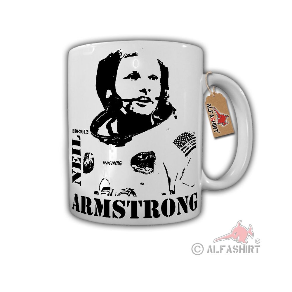 Neil Armstrong Moon Landing Astronaut Apollo 11 NASA Space Cup # 26896