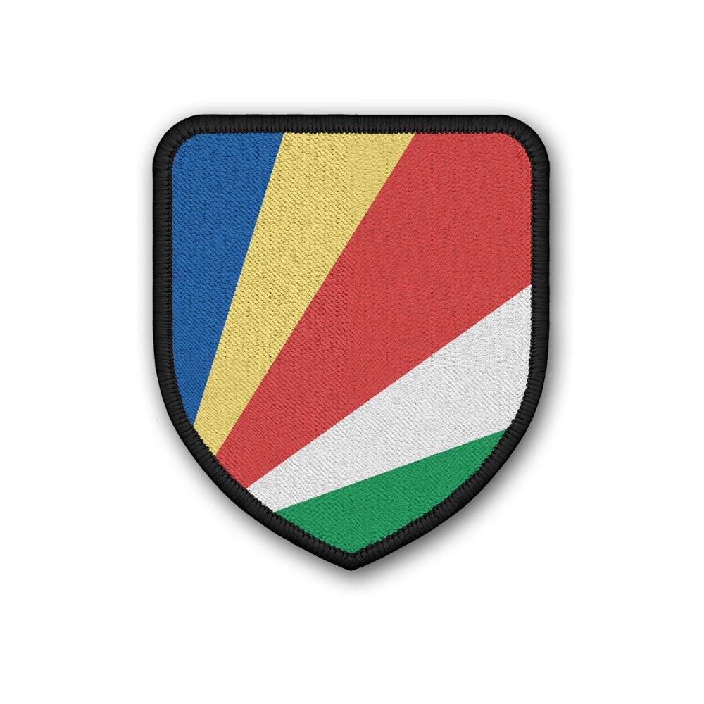 Patch Flag of Seychelles National Emblem Flag Country City Wappen #21702