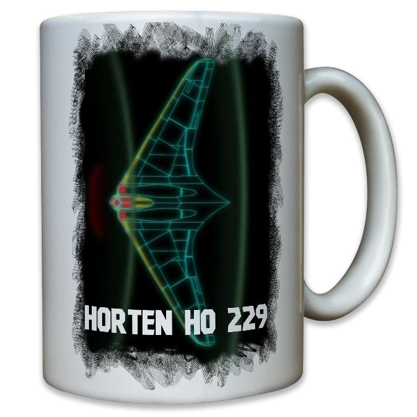 Horten Ho 229 H IX Luftwaffe WK 2 Nurflügler Gothaer Waggonfabrik Tasse #9208 t
