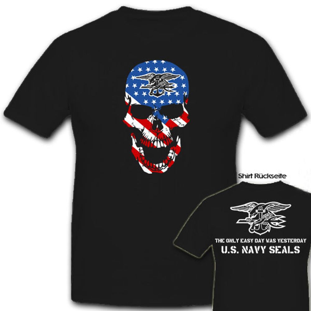 U.S. Navy Seals Skull USA Amerika Army Seal United States - T Shirt #6888