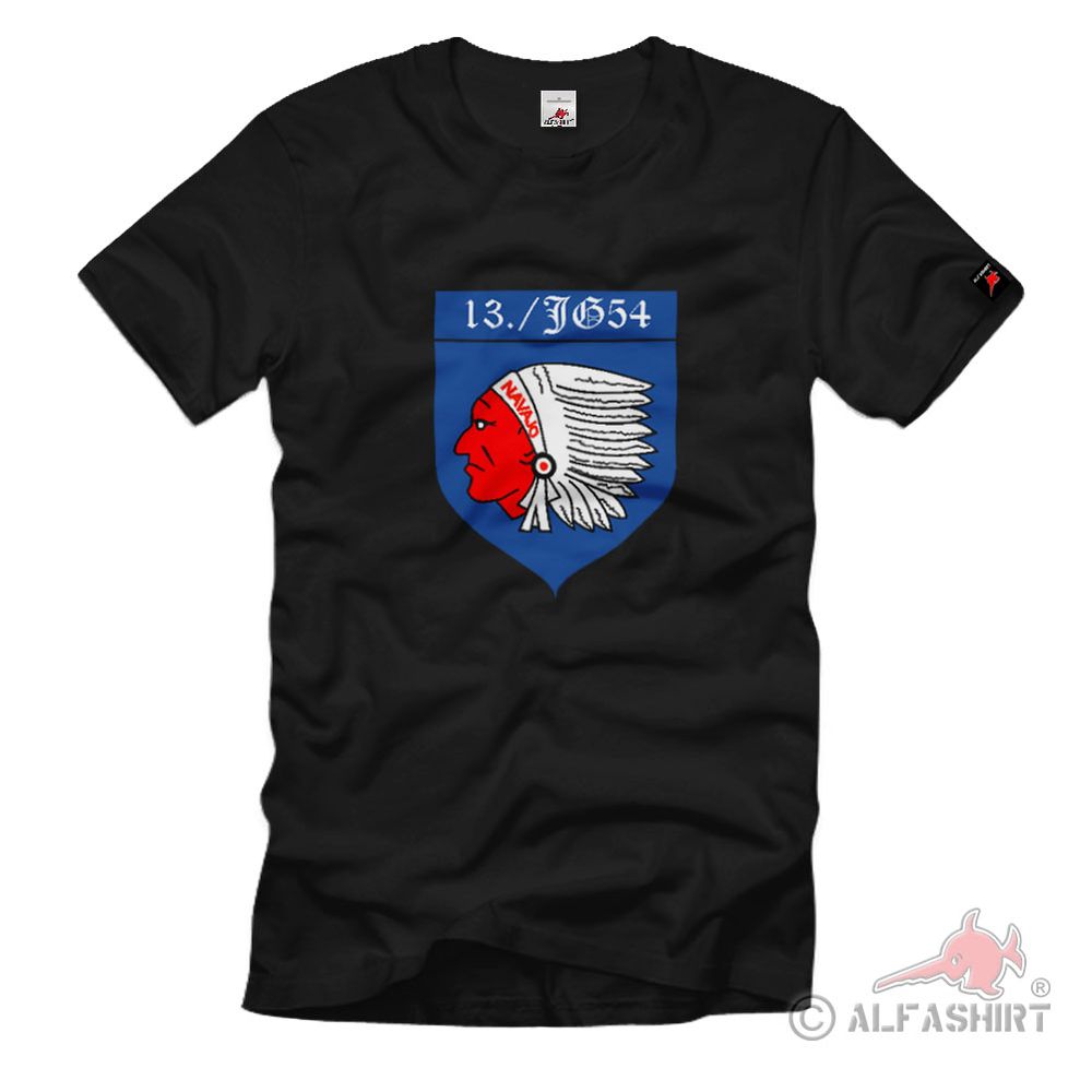 13./JG54 13.Staffel Jagdgeschwader 54 Luftwaffe WK 2 T Shirt Herren #2465
