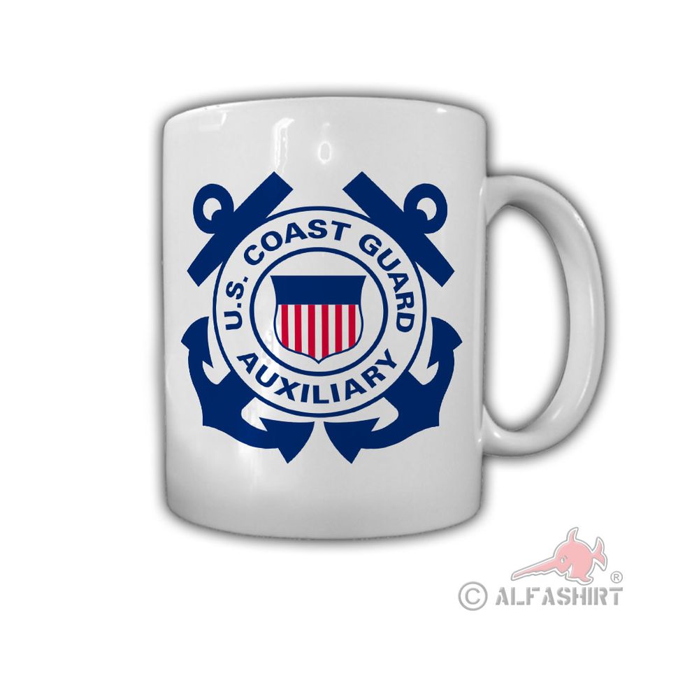 Coast Guard Auxiliary US Küstenwache Abzeichen USA - Tasse #26828