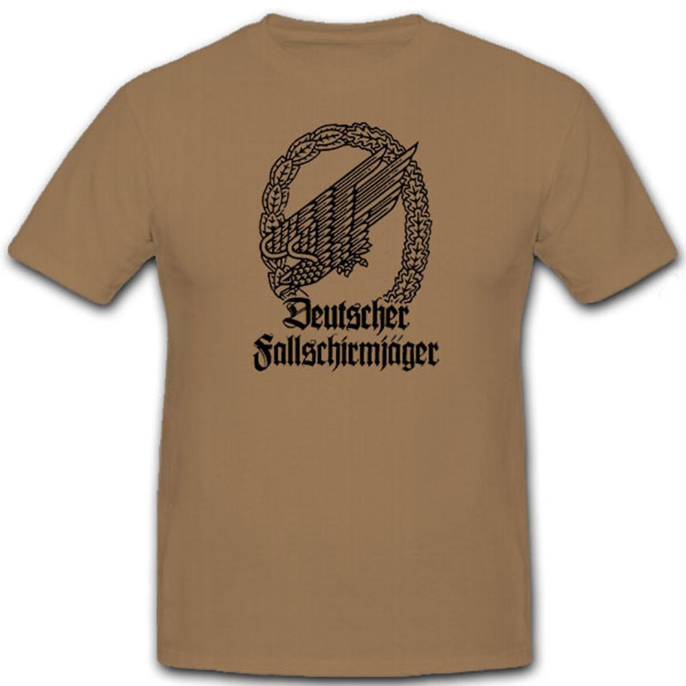 Deutsche Fallschirmjäger Falli Grüne Teufel FschJg - T Shirt #8907