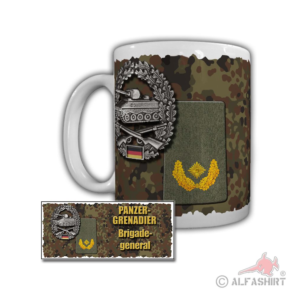 Tasse Panzergrenadier Brigadegeneral Schützenpanzer Puma Bundeswehr #29870