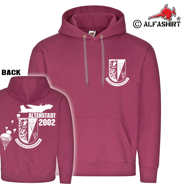 LL-LTS Altenstadt 2002 Airborne and Air Transport School BW Hoodie # 17425