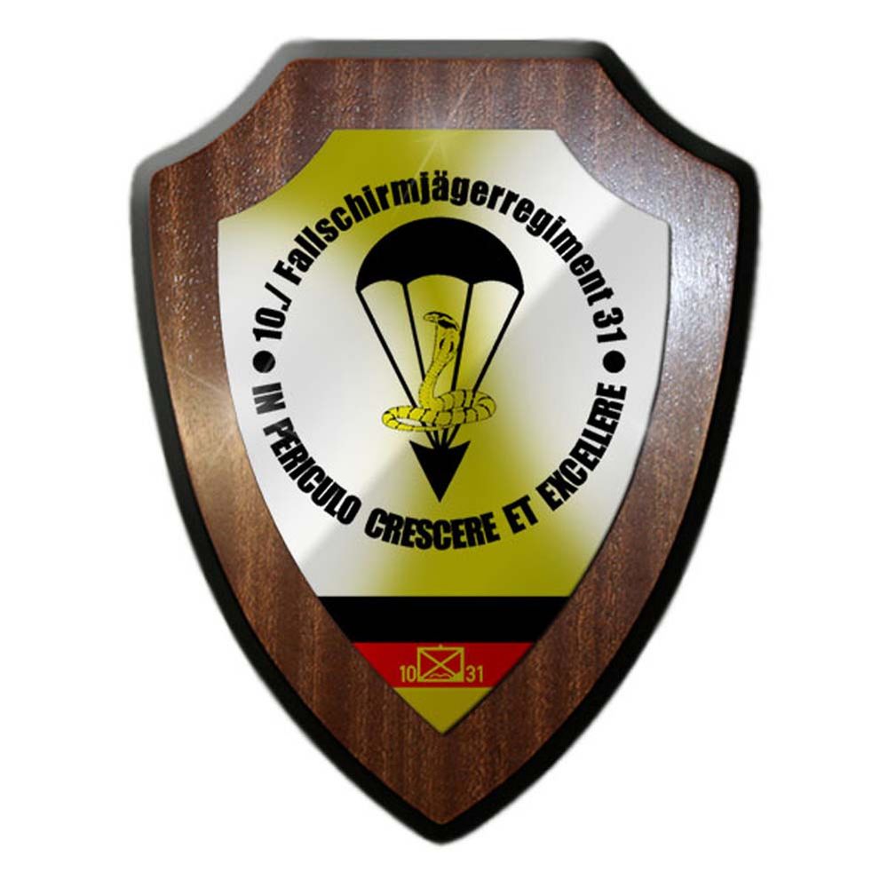 Wappenschild 10 Fallschirmjägerregiment 31 FschJgRgt Zehnte Bundeswehr #24248