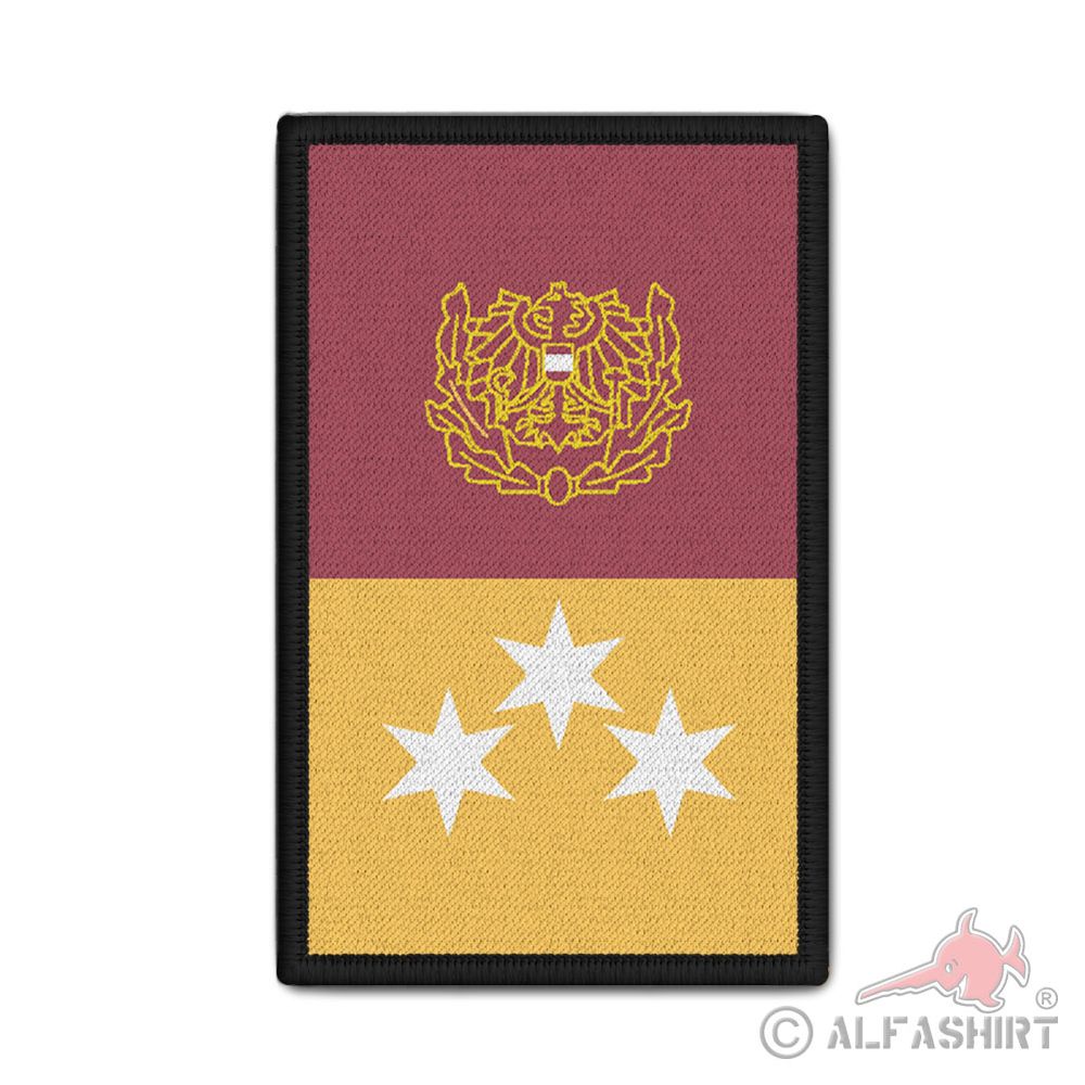 Rank Patch Polizei Österreich Oberst (Obst) Rang Dienstrang 9,8 x 6cm#37144