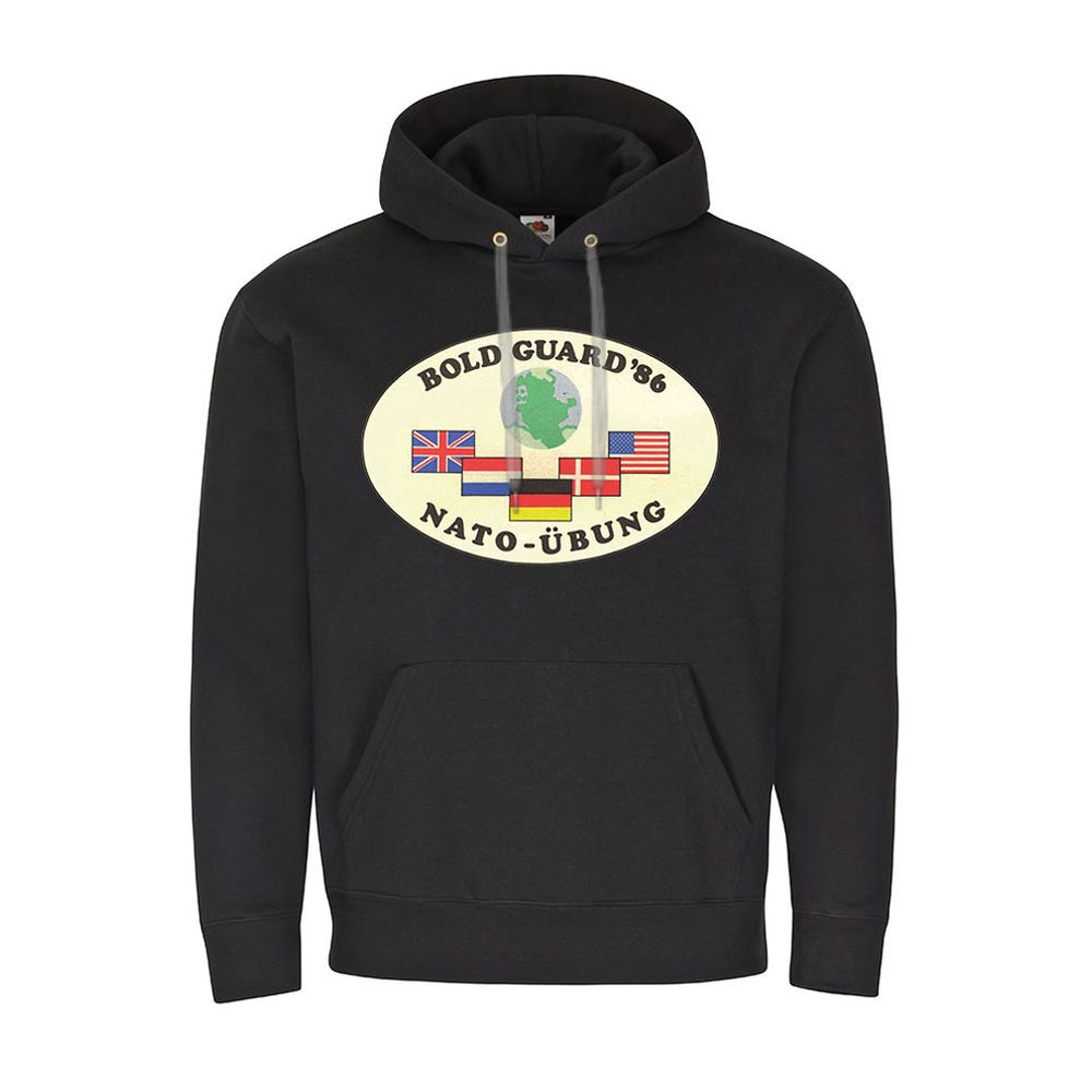 Hoodie Bold Guard 1986 Nato Übung Manöver Schleswig-Holstein Bundeswehr #23774