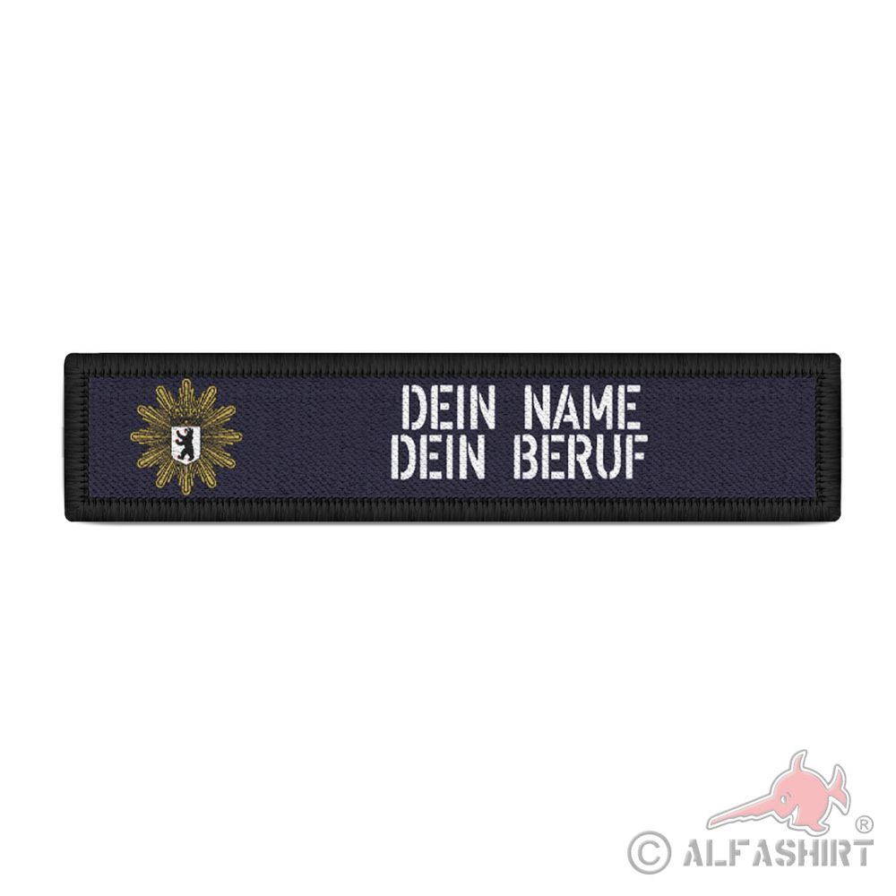 Namenspatch Polizei Berlin Polizeistern Bär Rettungssanitäter RS RettSan #45325