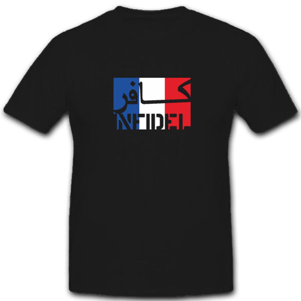 Frankreich Infidel Ungläubiger Isaf Armee Army Streitkräfte - T Shirt #7582