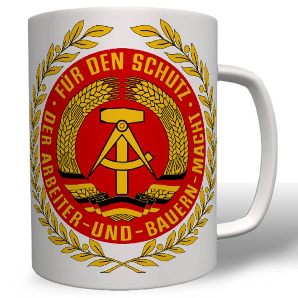 Nationale Volksarmee NVA DDR Ostdeutschland Abzeichen Panzer Tasse #16618