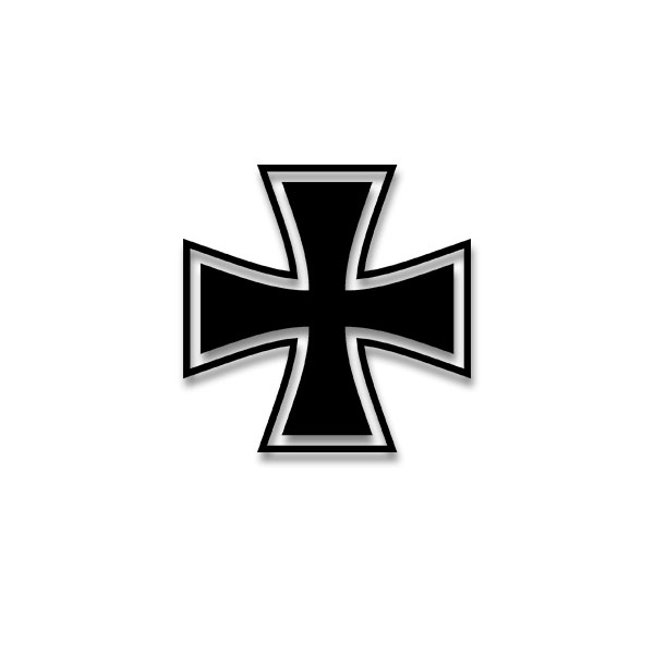 Eisernes BW Kreuz Bundeswehr Aufkleber Sticker Heer 10x10 A4403