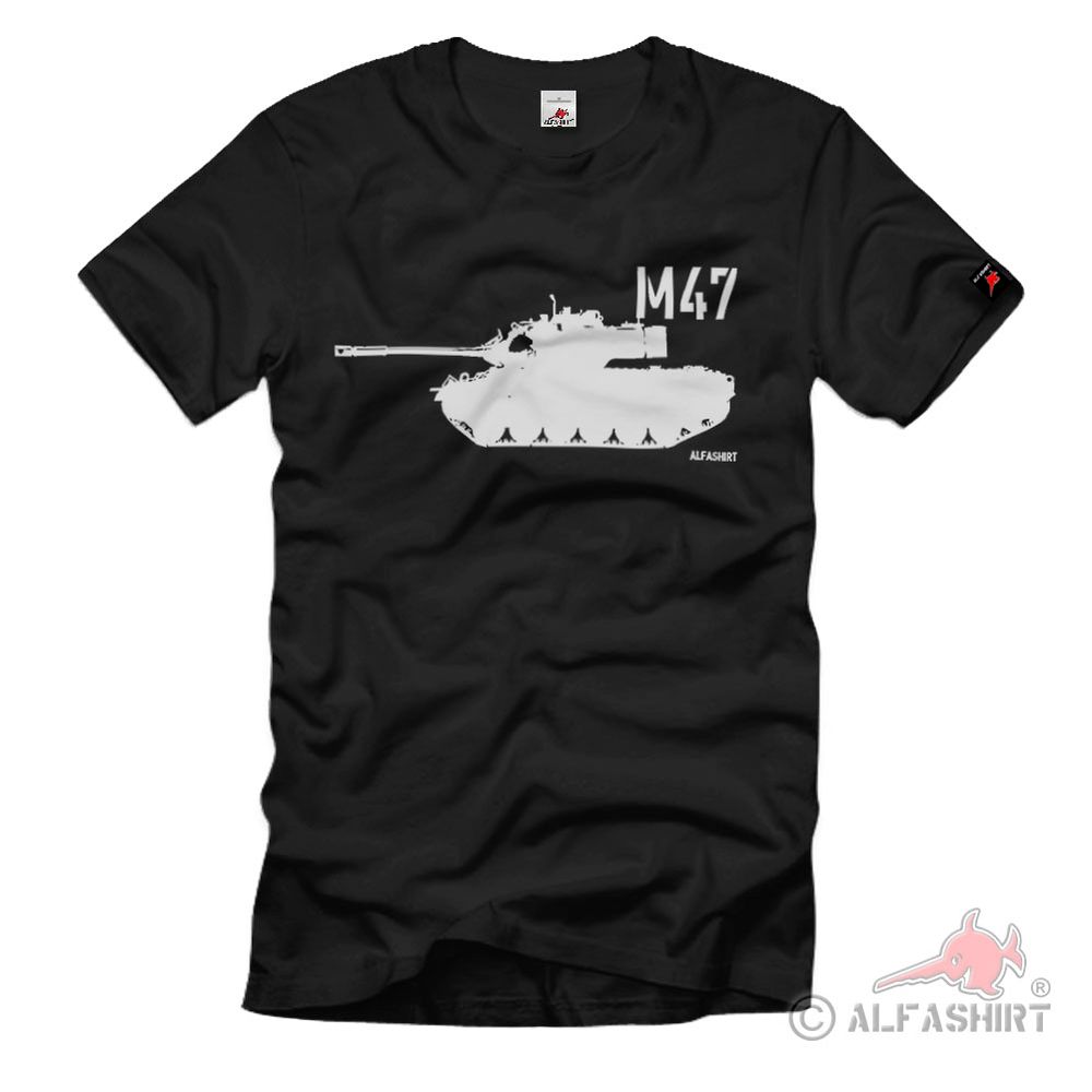M47 Panzer Bundeswehr Us Army Patton Medium Tank 90mm Gun T-Shirt #38762