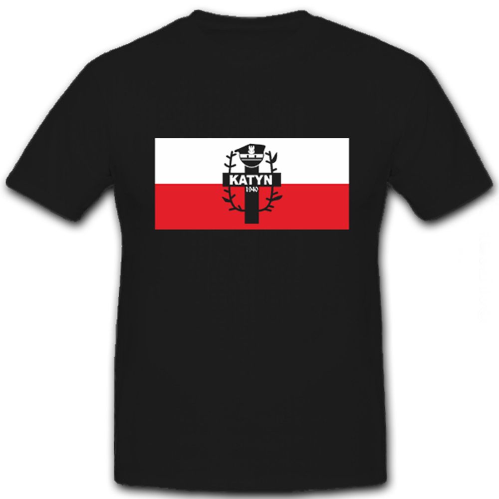 Katyn1940 Kreuz mit Soldaten Mütze Polen Polska Poland - T Shirt #6178