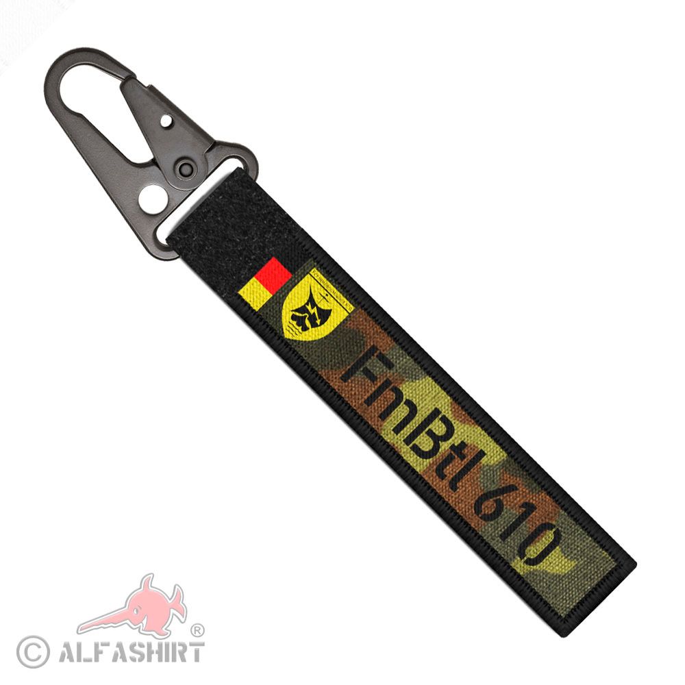 Tactical Schlüsselanhänger FmBtl 610 Fernmeldebataillon BW Band #38097