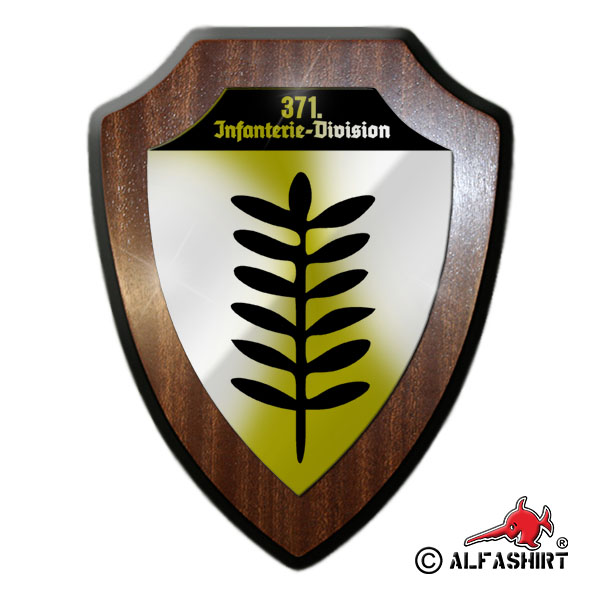 Blazon 371 Infantry Division Crests Badges InfDiv Ehrenwappen # 15154
