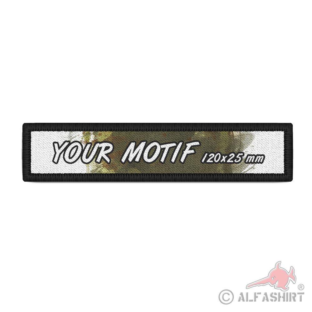 Name patch uniform workwear 120x25mm blank badge for sublimation print#42902